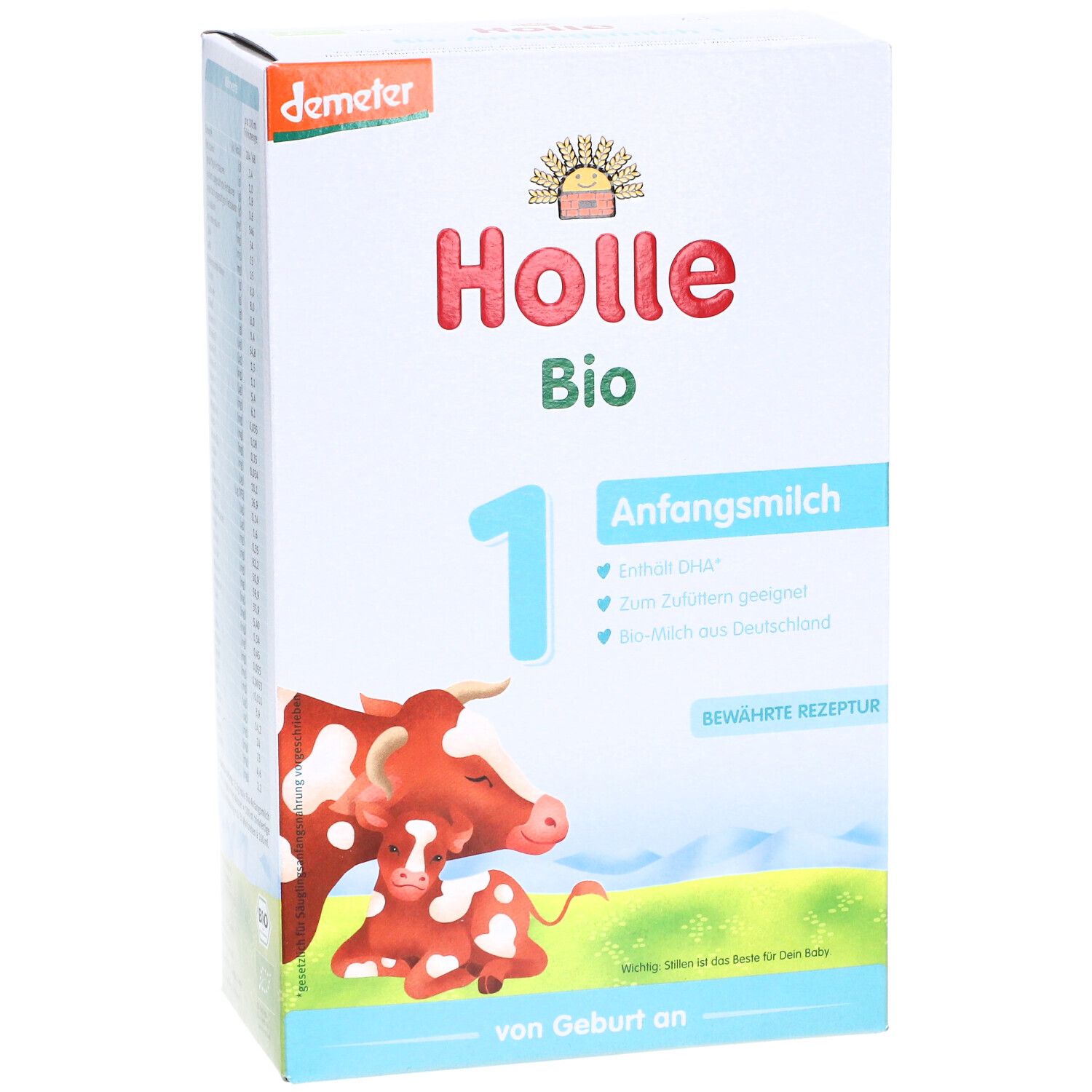 Holle Bio Lait pour bébé 1