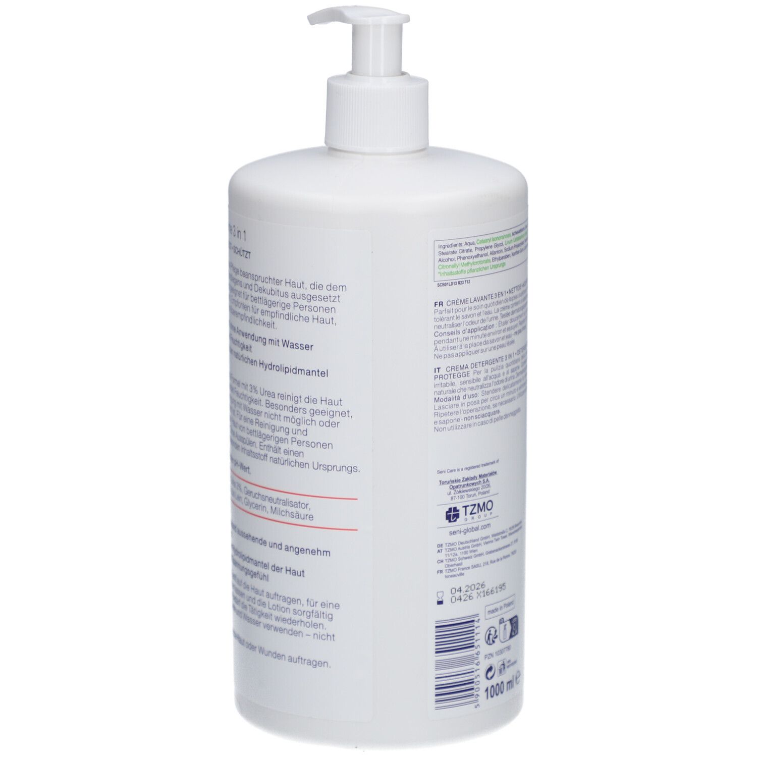SENI care Waschcreme 3in1 mit Urea