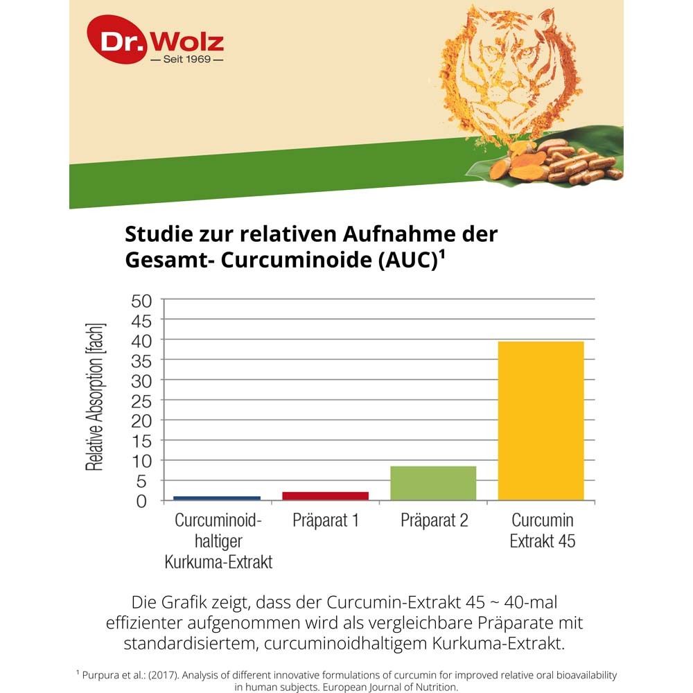 Curcumin Extrakt 45
