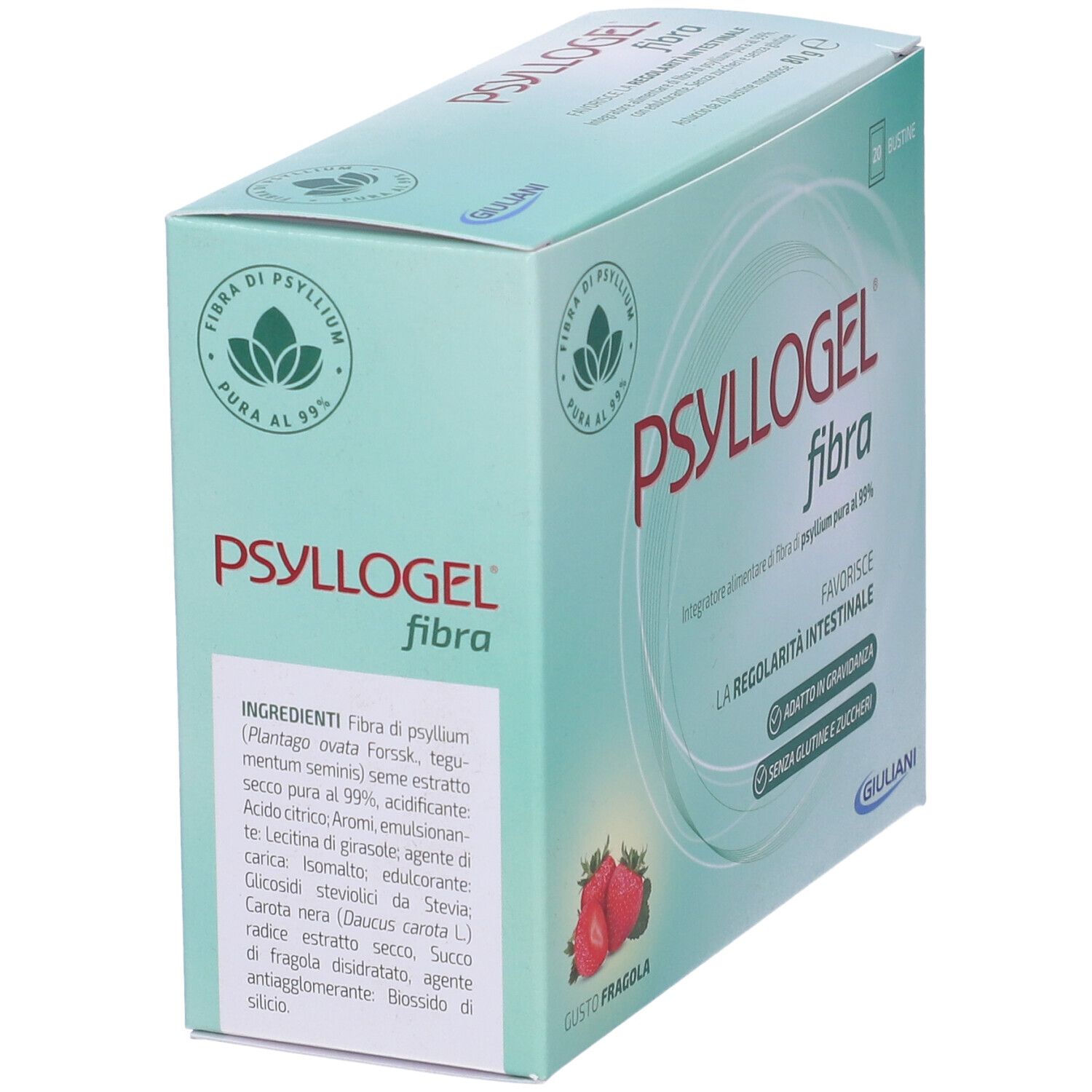 PSYLLOGEL® Ballaststoffbeutel Erdbeere