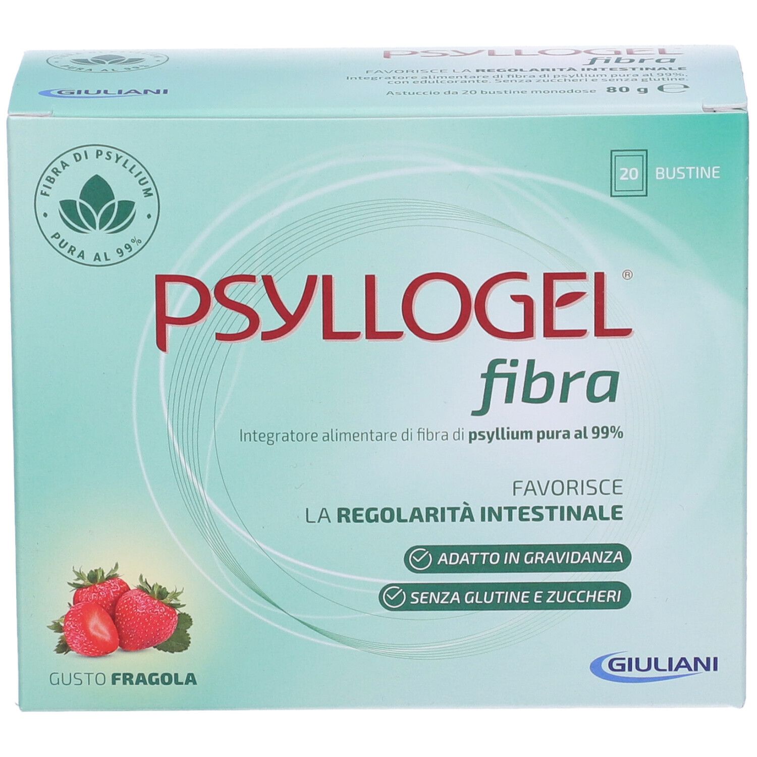 PSYLLOGEL® Ballaststoffbeutel Erdbeere